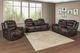 New Classic® Home Furnishings Nikko Brown Power Glider Recliner-1