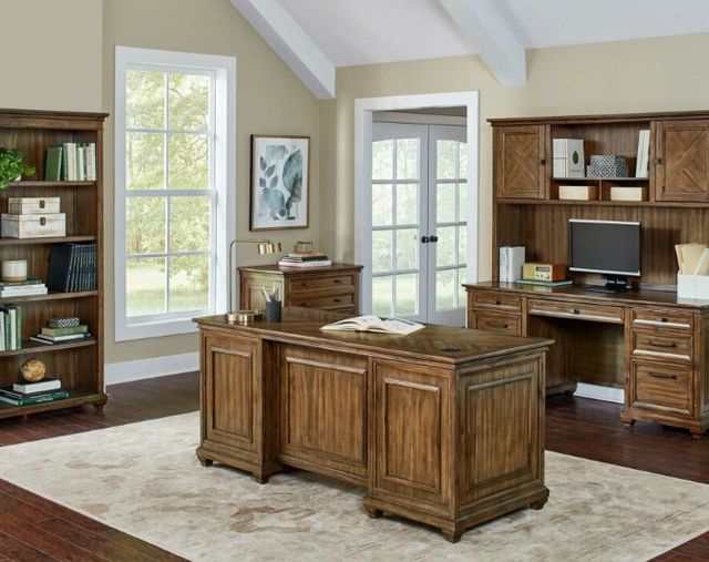 Martin Furniture Porter Natural Open Bookcase-3