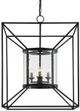 Currey & Company Ennis Black Bronze Lantern Chandelier-2