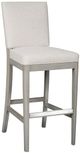Vanguard® Furniture Vanguard Juliet Nate Alabaster/Dove Gray Stocked Performance Dining Stool-0