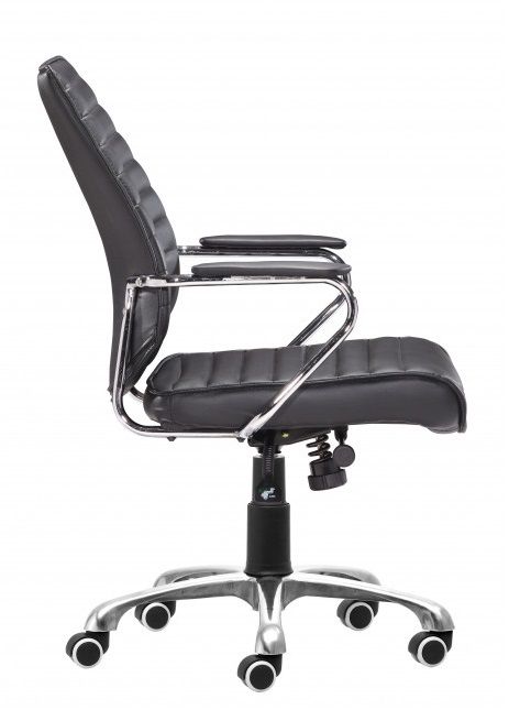 Zuo® Modern Engineer Black Low Back Office Chair-2