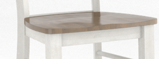 Canadel® Core Weathered Gray Washed Finished Wood Chair-1
