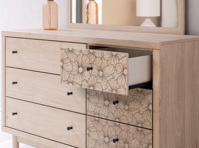 Signature Design by Ashley® Arloster Tan Dresser and Mirror-5