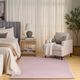 Nourison Home™ Soft Plush Rabbit Fur SFF01 Lavender 5'x7' Area Rug-1