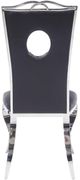 ACME Furniture Cyrene 2-Piece Black/Stainless Steel Dining Side Chair-4