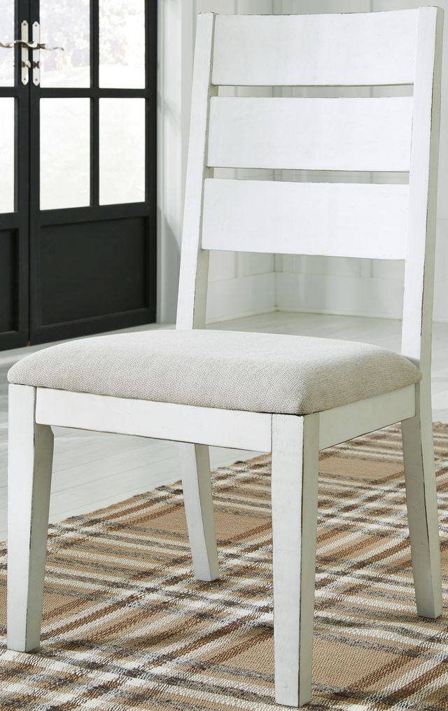 Signature Design by Ashley® Grindleburg Antique White Dining Side Chair-2