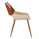 Armen Living Panda Brown Dining Chair-2