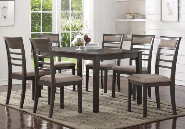 Bernards Glendale 7-Piece Brown Casual Dining Set-1