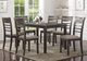 Bernards Glendale 7-Piece Brown Casual Dining Set-1