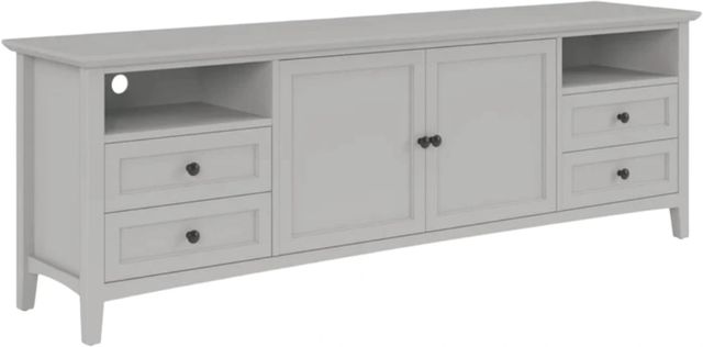 Modus Furniture Grace Elephant Gray 84" Entertainment Console-0