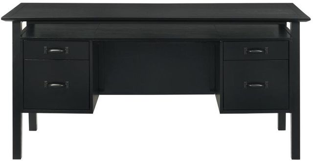 Coaster® Goodson Black Double Pedestal Computer Desk-3