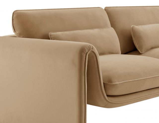 Meridian Furniture Sloan Camel Velvet Loveseat-3