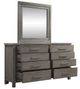 Liberty Furniture Modern Farmhouse Dusty Charcoal Dresser and Mirror-2