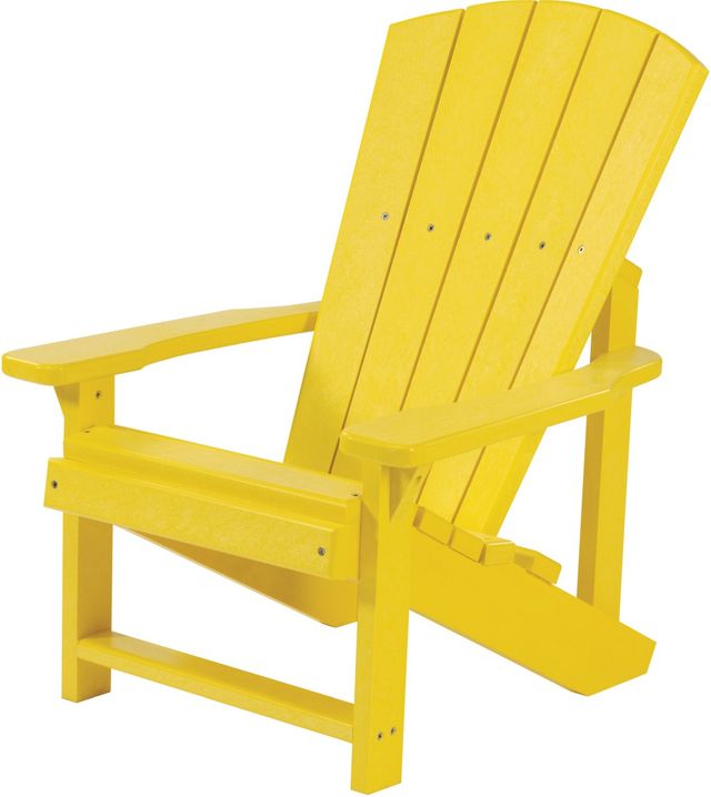 C.R. Plastic Generation Line Yellow Kids Adirondack-1