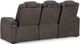 Signature Design by Ashley® Fyne-Dyme Shadow Power Reclining Sofa-4