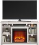 Ameriwood Home Edgewood Ivory Pine 55'' Electric Fireplace Media Console-0