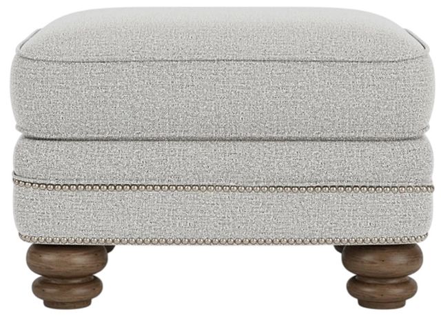 Flexsteel® Bay Bridge Silver Glacier Ottoman-1