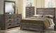 American Wholesale Furniture Nathan 3-Piece Distressed Gray Oak Queen Panel Bedroom Set-4