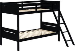 Coaster® Littleton Black Twin/Twin Bunk Bed