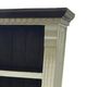 Million Dollar Rustic Brown/Frosted White Bookcase-1