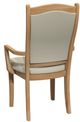 Bermex® Customizable Wood Upholstered Dining Arm Chair-1