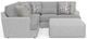 Jackson Furniture Titan 3-Piece Moonstruck L-Shape Sectional-1