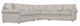 La-Z-Boy® Collins 5-Piece Almond Sectional-0