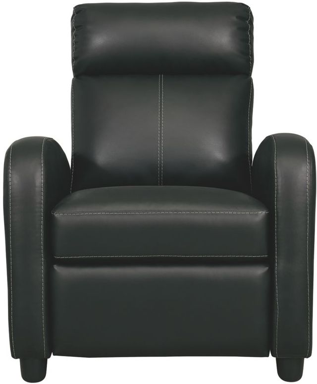 Signature Design by Ashley® Declo Black Low Leg Recliner-4
