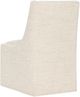 Hooker® Furniture Eleana Classic Linen Castered Dining Side Chair-2