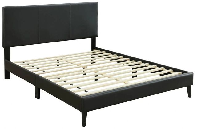 Bernards Chana Black Queen Low Profile Bed-0