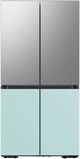 Samsung Bespoke Flex™ 18" Morning Blue Glass French Door Refrigerator Bottom Panel-2
