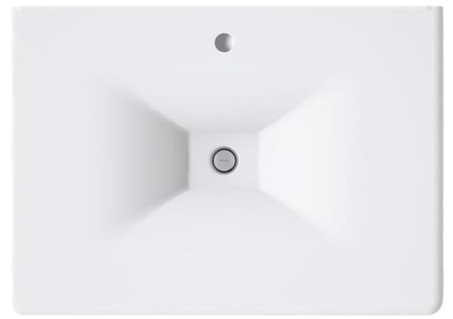 Kohler Iron/Impressions® White 31" Enameled Cast Iron Vanity Top with Integrated Rectangular Sink-1