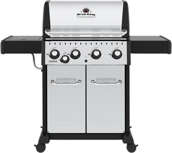 Broil King® Crown™ S 440 4-Burner Stainless Steel Freestanding Liquid Propane Gas Grill-0