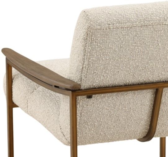 Dovetail Furniture Rue Baby Cream/Brown Occasional Chair-4