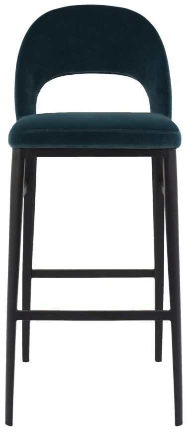 Moe's Home Collection Roger Teal Barstool-0