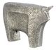 Currey & Company Sampson Textured Silver Large Bull-1