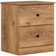 Perdue Woodworks 12,000 Essential Brown Drawer Nightstand-0