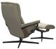 Stressless® by Ekornes® Customizable Mayfair Medium Manual Recliner and Ottoman with Cross Base-2