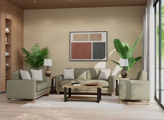 Emerald Home Sutton Place Olive Green Loveseat-1