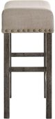 ACME Furniture Martha II 2-Piece Tan/Weathered Gray Counter Height Stool-2
