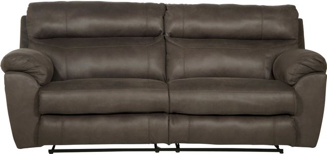 Catnapper® Atlas Charcoal Reclining Sofa-4