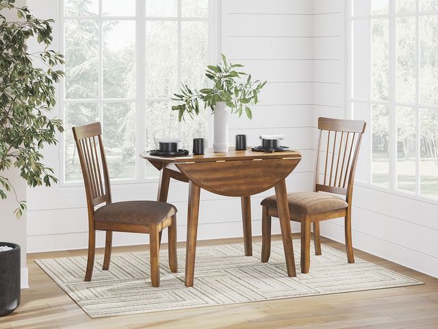 Ashley® Berringer Rustic Brown Round Dining Table-2