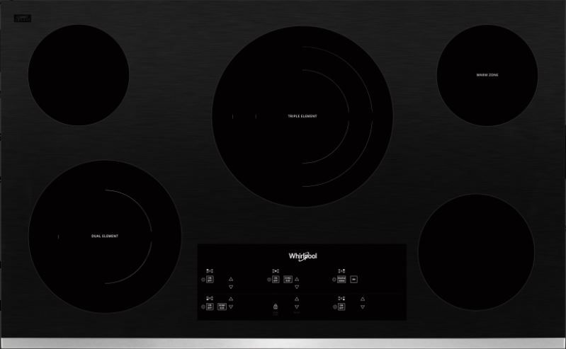 Table de cuisson électrique de 36 po Whirlpool® - Acier inoxydable