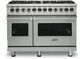 Viking® 5 Series 48" Arctic Grey Pro Style Dual Fuel Natural Gas Range-0