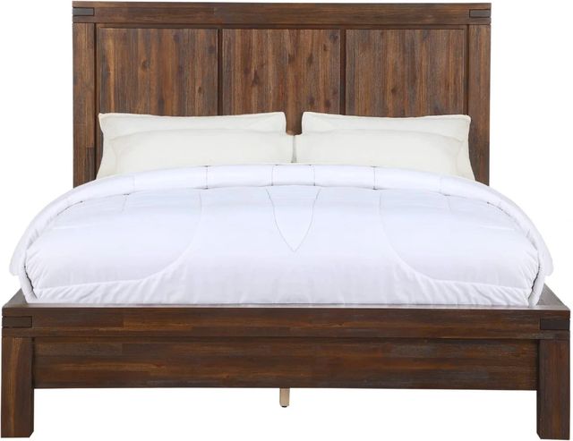 Modus Furniture Meadow Brick Brown Queen Platform Bed-2