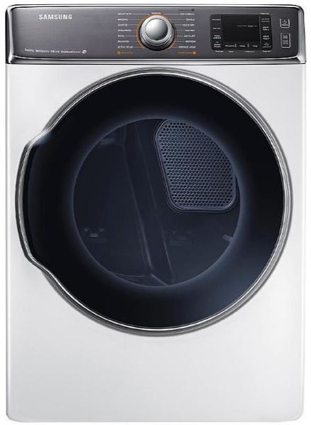 Samsung Front Load Gas Dryer-White-0