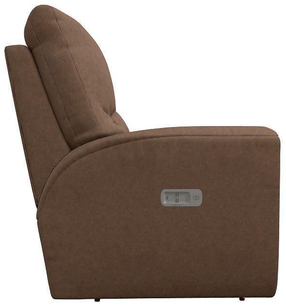 La-Z-Boy® Cassian Tawny Power Reclining Loveseat with Console and Headrest-3