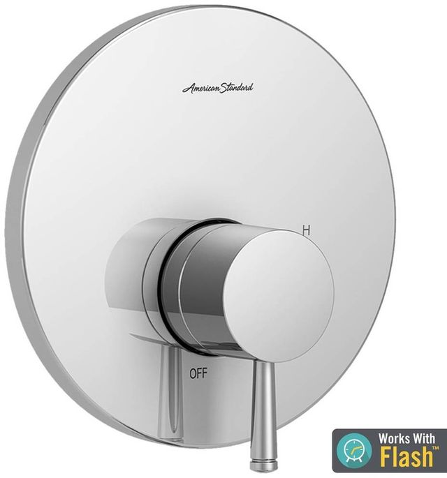 American Standard Serin® Polished Chrome Valve Only Shower Trim Kit with Cartridge with Lever Handle-1