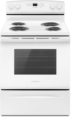 Amana® 30" White Freestanding Electric Range