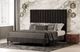 VIG Furniture Modrest Hemlock Dark Gray Eastern King Panel Bed-2